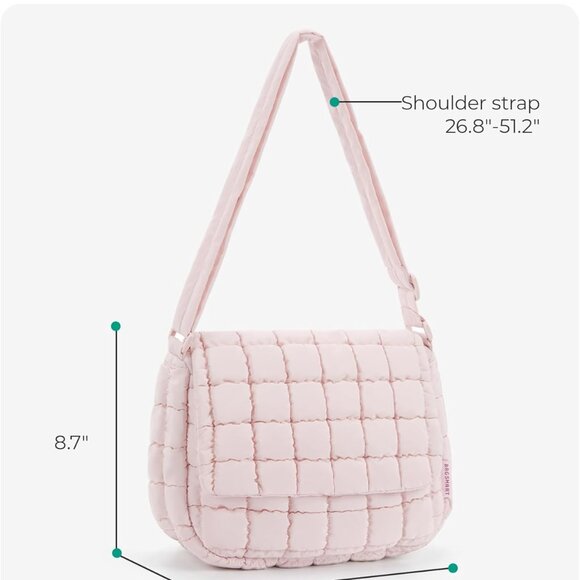 Puffy Water Bottle Crossbody Bags for Women, Small Cross body Purse With Bottle - Picture 2 of 6